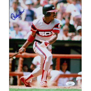 Rudy Law Chicago White Sox Signed 8x10 Glossy Photo JSA Authenticated