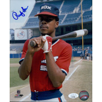 Rudy Law Chicago White Sox Signed 8x10 Glossy Photo JSA Authenticated