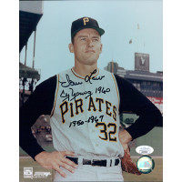 Vern Law Pittsburgh Pirates Signed 8x10 Glossy Photo JSA Authenticated
