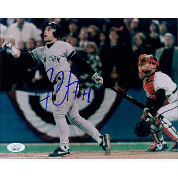 Jim Leyritz New York Yankees Signed 8x10 Photo JSA Authenticated Jim Leyritz New York Yankees Signed 8x10 Photo JSA Authenticated