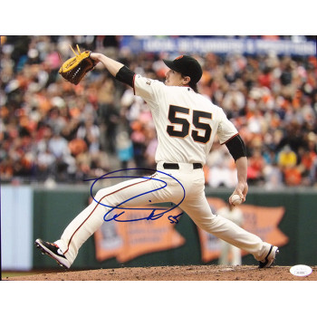 Tim Lincecum San Francisco Giants Signed 11x14 Matte Photo JSA Authenticated