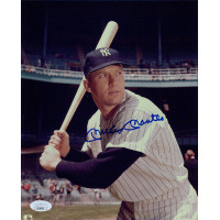 Mickey Mantle New York Yankees Signed 8x10 Glossy Photo JSA Authenticated