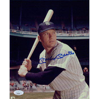 Mickey Mantle New York Yankees Signed 8x10 Glossy Photo JSA Authenticated