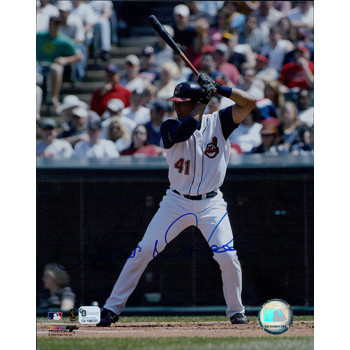 Victor Martinez Cleveland Indians 8x10 Glossy Photo Global Authenticated Victor Martinez Cleveland Indians 8x10 Glossy Photo Global Authenticated