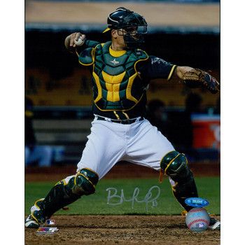 Bruce Maxwell Signed Oakland Athletics 8x10 Matte Photo Tristar Authentication Bruce Maxwell Signed Oakland Athletics 8x10 Matte Photo Tristar Authentication
