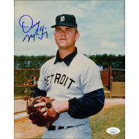 Denny McLain Detroit Tigers Signed 8x10 Glossy Photo JSA Authenticated Denny McLain Detroit Tigers Signed 8x10 Glossy Photo JSA Authenticated