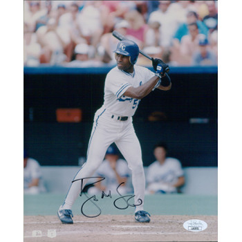 Brian McRae Kansas City Royals Signed 8x10 Glossy Photo JSA Authenticated Brian McRae Kansas City Royals Signed 8x10 Glossy Photo JSA Authenticated