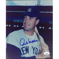 Archie Moore New York Yankees Signed 8x10 Glossy Photo JSA Authenticated