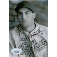 Hugh Mulcahy Philadelphia Phillies Signed 3.5x5 Glossy Photo JSA Authenticated