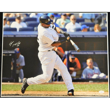 Eduardo Nunez New York Yankees Signed 16x20 Matte Photo JSA Authenticated