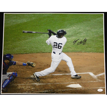 Eduardo Nunez New York Yankees Signed 16x20 Matte Photo JSA Authenticated