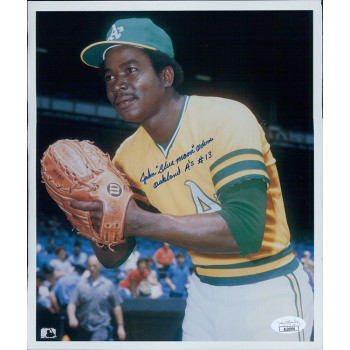 John Blue Moon Odom Oakland Athletics Signed 8.5x10 Paper Photo JSA Authentic John Blue Moon Odom Oakland Athletics Signed 8.5x10 Paper Photo JSA Authentic