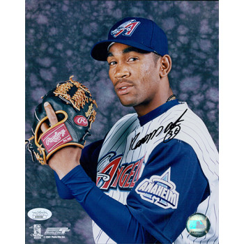 Ramon Ortiz Anaheim Angels Signed 8x10 Glossy Photo JSA Authenticated