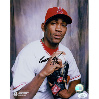 Ramon Ortiz Anaheim Angels Signed 8x10 Glossy Photo JSA Authenticated