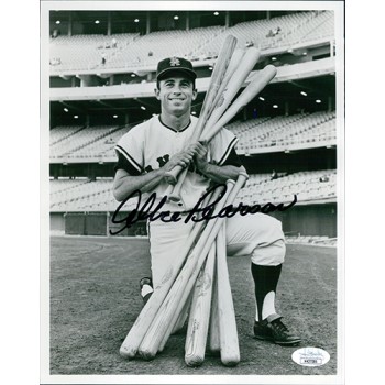 Albie Pearson Los Angeles Angels Signed 8x10 Glossy Photo JSA Authenticated Albie Pearson Los Angeles Angels Signed 8x10 Glossy Photo JSA Authenticated
