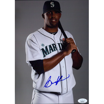 Carlos Peguero Seattle Mariners Signed 8x11 Glossy Photo JSA Authenticated Carlos Peguero Seattle Mariners Signed 8x11 Glossy Photo JSA Authenticated