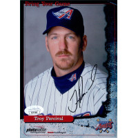 Troy Percival Anaheim Angels Signed 5x7 Glossy Prom Photo JSA Authenticated Troy Percival Anaheim Angels Signed 5x7 Glossy Prom Photo JSA Authenticated