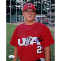 Chris Perez Team USA Signed 8x10 Glossy Photo JSA Authenticated Chris Perez Team USA Signed 8x10 Glossy Photo JSA Authenticated