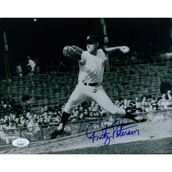 Fritz Peterson New York Yankees Signed 8x10 Matte Photo JSA Authenticated Fritz Peterson New York Yankees Signed 8x10 Matte Photo JSA Authenticated