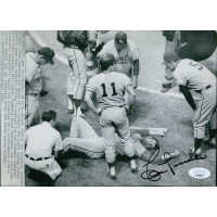 Lou Piniella Kansas City Royals Signed 7x9.5 Glossy Photo JSA Authenticated