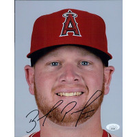 Brooks Pounders Los Angeles Angels Signed 8x10 Matte Photo JSA Authenticated Brooks Pounders Los Angeles Angels Signed 8x10 Matte Photo JSA Authenticated