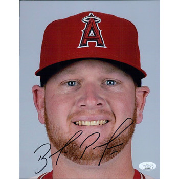 Brooks Pounders Los Angeles Angels Signed 8x10 Matte Photo JSA Authenticated Brooks Pounders Los Angeles Angels Signed 8x10 Matte Photo JSA Authenticated