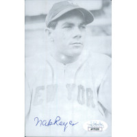 Napoleon Nap Reyes New York Giants Signed 3.5x5.5 Photo Page JSA Authenticated Napoleon Nap Reyes New York Giants Signed 3.5x5.5 Photo Page JSA Authenticated