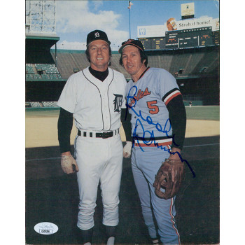 Brooks Robinson Baltimore Orioles Signed 8x10 Cardstock Photo JSA Authenticated Brooks Robinson Baltimore Orioles Signed 8x10 Cardstock Photo JSA Authenticated