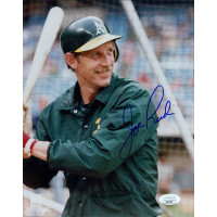 Joe Rudi Oakland Athletics Signed 8x10 Glossy Photo JSA Authenticated