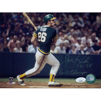 Joe Rudi Oakland Athletics Signed 8x10 Glossy Photo JSA Authenticated WS Champs Joe Rudi Oakland Athletics Signed 8x10 Glossy Photo JSA Authenticated WS Champs