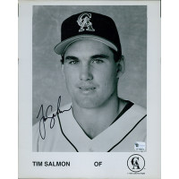 Tim Salmon California Angels Signed 8x10 Glossy Photo Global Authenticated Tim Salmon California Angels Signed 8x10 Glossy Photo Global Authenticated
