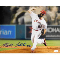 Matt Shoemaker Los Angeles Angels Signed 11x14 Matte Photo JSA Authenticated