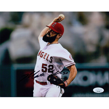 Matt Shoemaker Los Angeles Angels Signed 8x10 Matte Photo JSA Authenticated Matt Shoemaker Los Angeles Angels Signed 8x10 Matte Photo JSA Authenticated