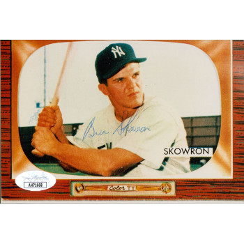 Bill Skowron Moose New York Yankees Signed 4x6 Glossy Photo JSA Authenticated Bill Skowron Moose New York Yankees Signed 4x6 Glossy Photo JSA Authenticated