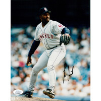 Lee Smith California Angels Signed 8x10 Glossy Photo JSA Authenticated