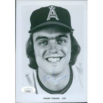 Frank Tanana California Angels Signed 5x7 Glossy Promo Photo JSA Authenticated Frank Tanana California Angels Signed 5x7 Glossy Promo Photo JSA Authenticated