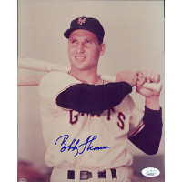 Bobby Thomson New York Giants Signed 8x10 Glossy Photo JSA Authenticated Bobby Thomson New York Giants Signed 8x10 Glossy Photo JSA Authenticated