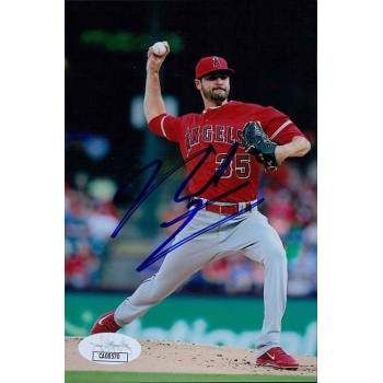 Nick Tropeano Los Angeles Angels Signed 4x6 Glossy Photo JSA Authenticated