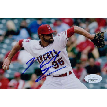 Nick Tropeano Los Angeles Angels Signed 4x6 Glossy Photo JSA Authenticated