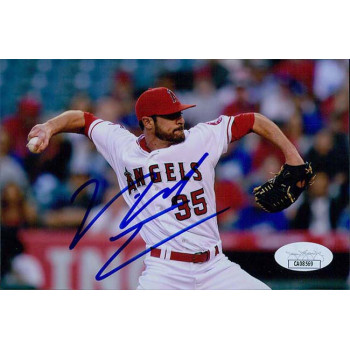 Nick Tropeano Los Angeles Angels Signed 4x6 Glossy Photo JSA Authenticated