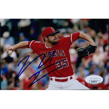 Nick Tropeano Los Angeles Angels Signed 4x6 Glossy Photo JSA Authenticated