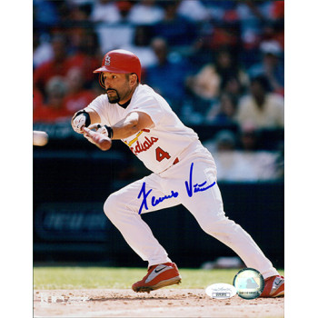 Fernando Vina St. Louis Cardinals Signed 8x10 Glossy Photo JSA Authenticated