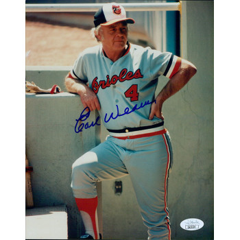 Earl Weaver Baltimore Orioles Signed 8x10 Glossy Photo JSA Authenticated