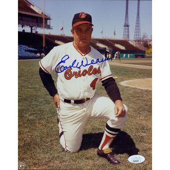 Earl Weaver Baltimore Orioles Signed 8x10 Glossy Photo JSA Authenticated