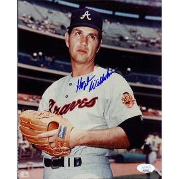 Hoyt Wilhelm Atlanta Braves Signed 8x10 Glossy Photo JSA Authenticated