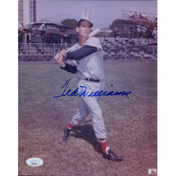 Ted Williams Boston Red Sox Signed 8x10 Glossy Photo JSA Authenticated