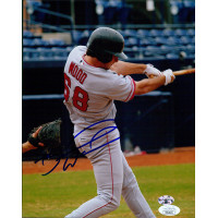 Brandon Wood Anaheim Angels Signed 8x10 Glossy Photo JSA Authenticated Brandon Wood Anaheim Angels Signed 8x10 Glossy Photo JSA Authenticated