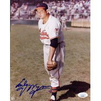 Early Wynn Cleveland Indians Signed 8x10 Glossy Photo JSA Authenticated