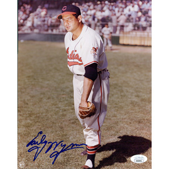 Early Wynn Cleveland Indians Signed 8x10 Glossy Photo JSA Authenticated