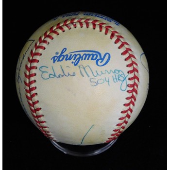 500 Home Run Club Signed OAL Baseball by 7 JSA Authenticated Jackson/Mays/Murray